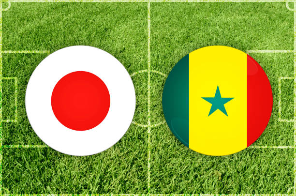 日本 vs 塞內加爾足球比賽 - asia  qualifiers 幅插畫檔、美工圖案、卡通及圖標