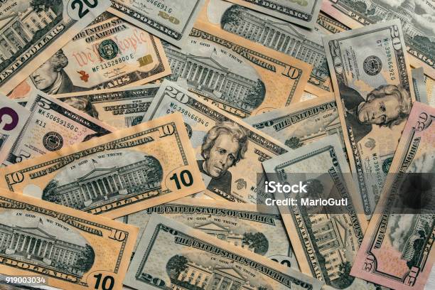 American Dollar Bills Stock Photo - Download Image Now - Currency, US Paper Currency, USA