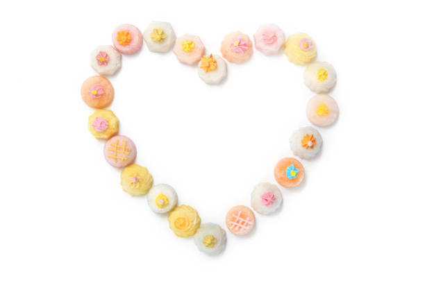 istock Sweet sugar cupcakes. Heart  figure 919054720