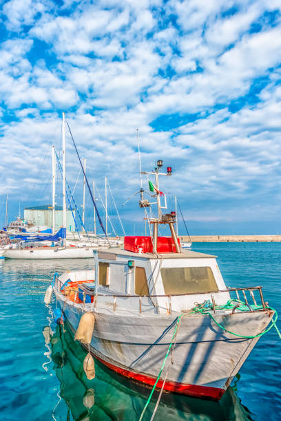 istock Boat moored at Monopoli port 919120418