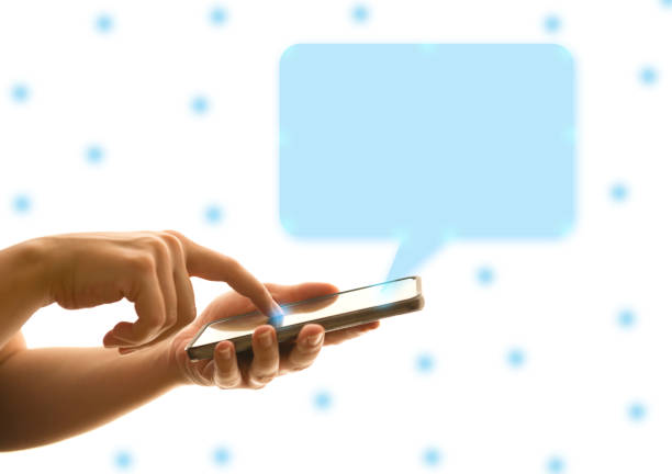 Young girl using smart phone