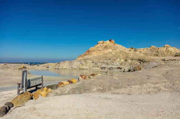 Natural thermal area in Vulcano (Aeolian Islands)