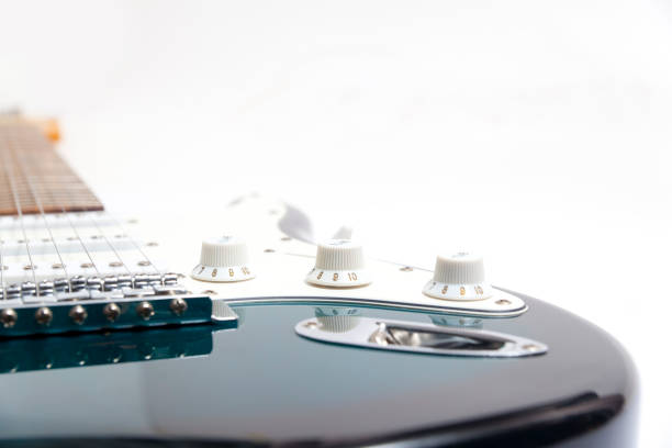istock Detail of six-string electric guitar 919164796