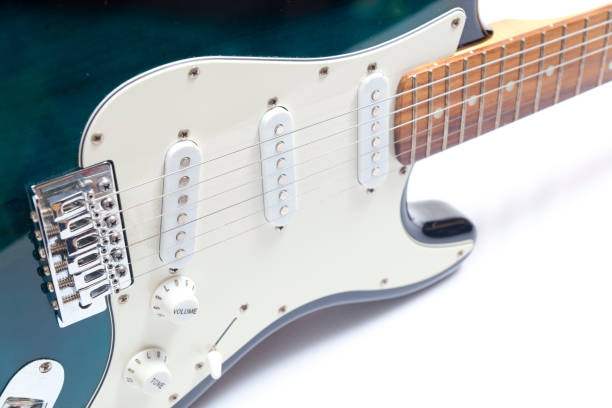 istock Detail of six-string electric guitar 919164808