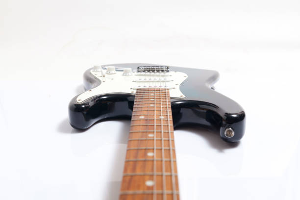 istock Detail of six-string electric guitar 919164812