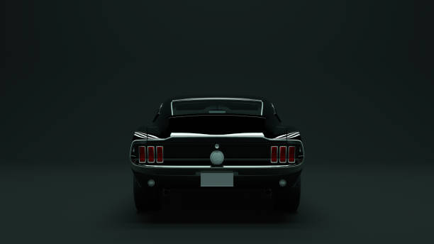 istock Powerful Black 1967  Muscle Car 919174602