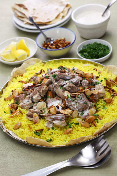 istock mansaf, Jordanian national dish 919186336