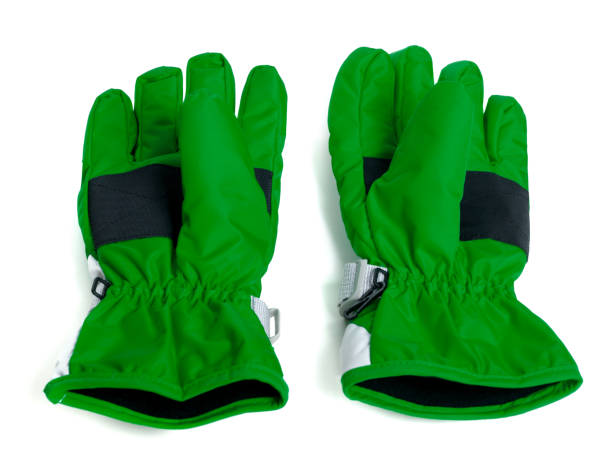 istock Pair of winter ski gloves 919195070