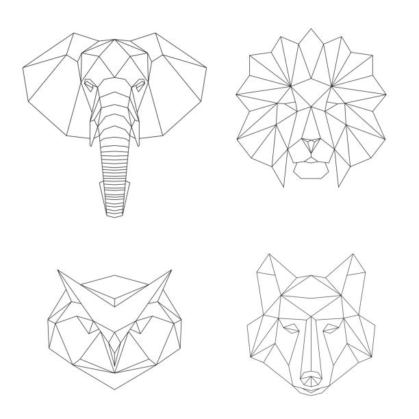 13,000+ Polygon Animal Stock Illustrations, Royalty-Free Vector ...