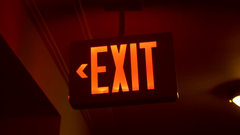 Exit Sign Video 3,700+ Exit Sign Stock Videos and Royalty-Free Footage - iStock