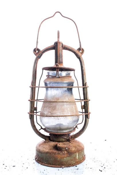 istock Gas lighting on white background, retro and vintage object, collectibles and auctions 919211054