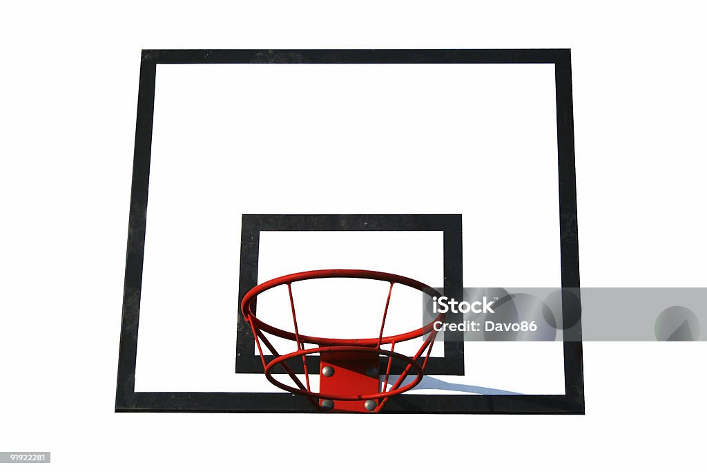 Canestro da basket isolato - Foto stock royalty-free di Allenamento