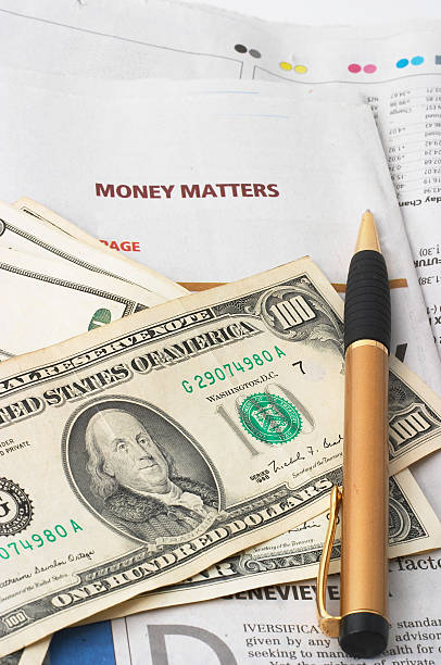 istock Money Market analysis, calculator, cash 91922843