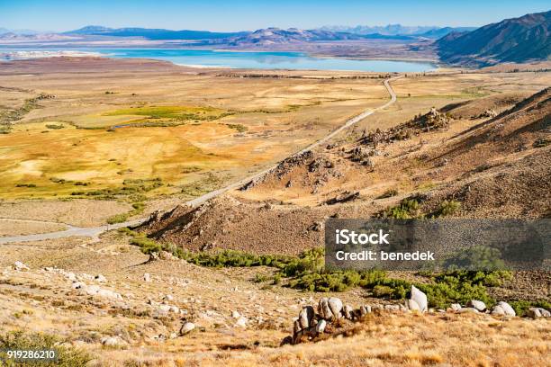 View Towards Mono Lake California Usa Stock Photo - Download Image Now - California, Mono Lake, West - Direction