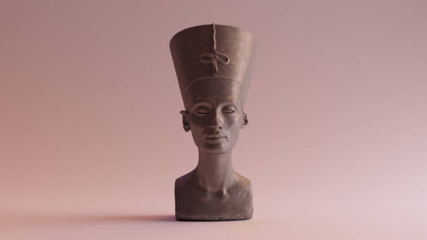 Polished Stone Bust of Nefertiti
