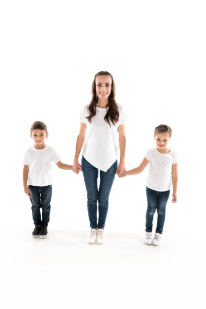 istock mother and little siblings 919297452