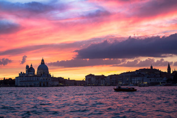istock Basilica Santa Maria della salute at sunset, Venice 919310008
