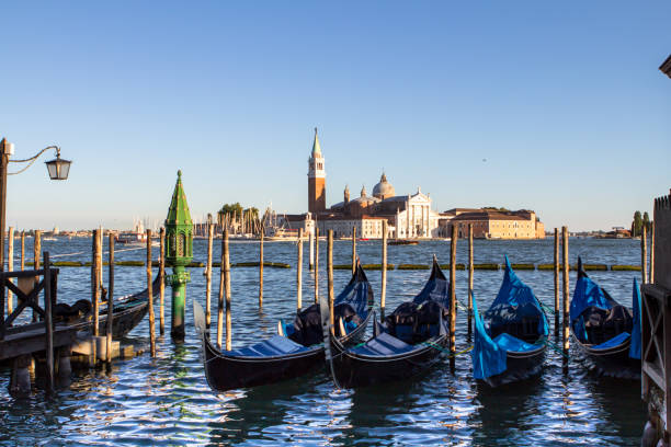 istock Gondolas in Grand Channel, Venice, Italy 919325912