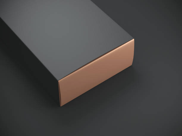 istock Close up Rose Gold Box with Black cover 919339114