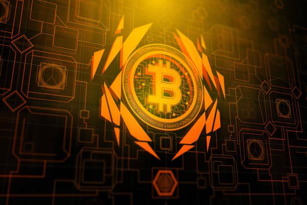 크리에이 티브 bitcoin 배경 - binance crypto box code free 뉴스 사진 이미지