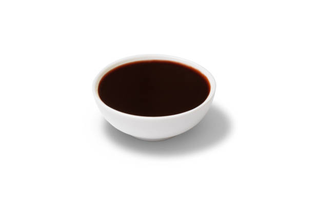 istock Delicious teriyaki sauce on a white background 919341238