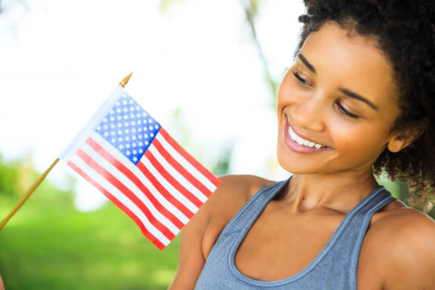 istock Happy Young American Woman 919341592