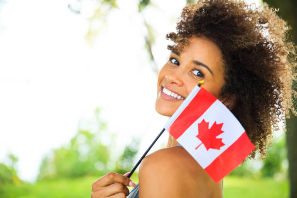 istock Young Proud Canadian Woman 919341618