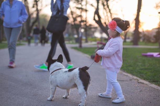 istock 2 year old girl with her best friend 919364396