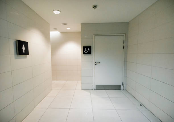istock Toilet entrance with accessible room 919369384