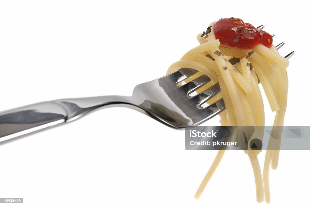 スパゲティにフォーク - おかず系のロイヤリティフリーストックフォト