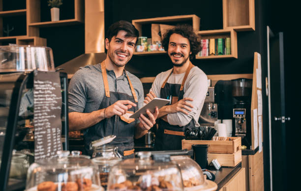 istock Baristas behind the bar counter 919384658
