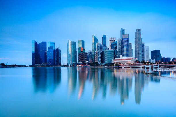 istock Singapore city skyline 919384694