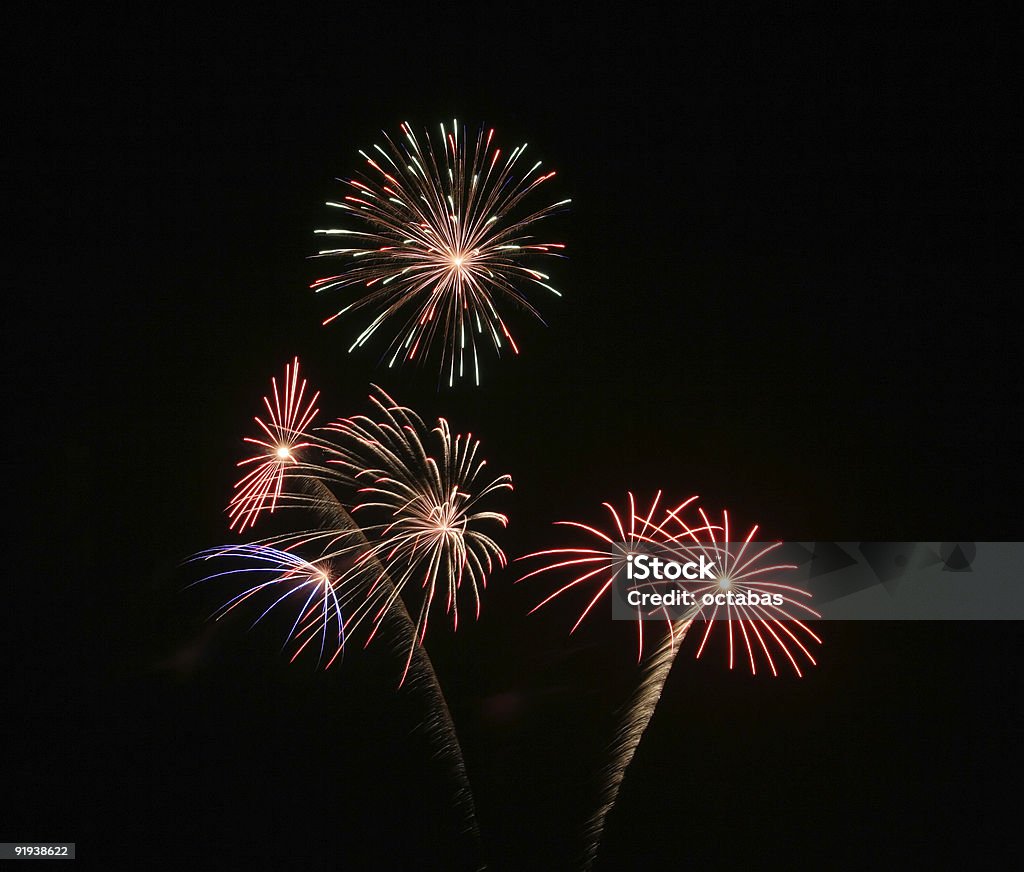 Fogos de Artifício - Royalty-free 4 de Julho Foto de stock