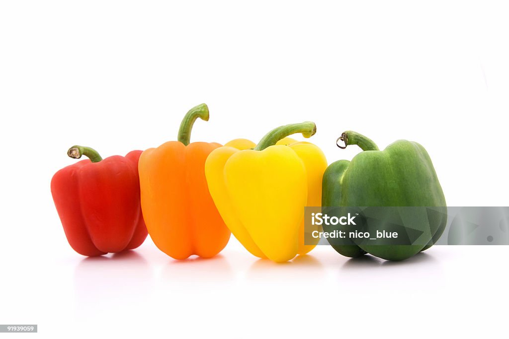 Colorido bell peppers - Royalty-free Amarelo Foto de stock