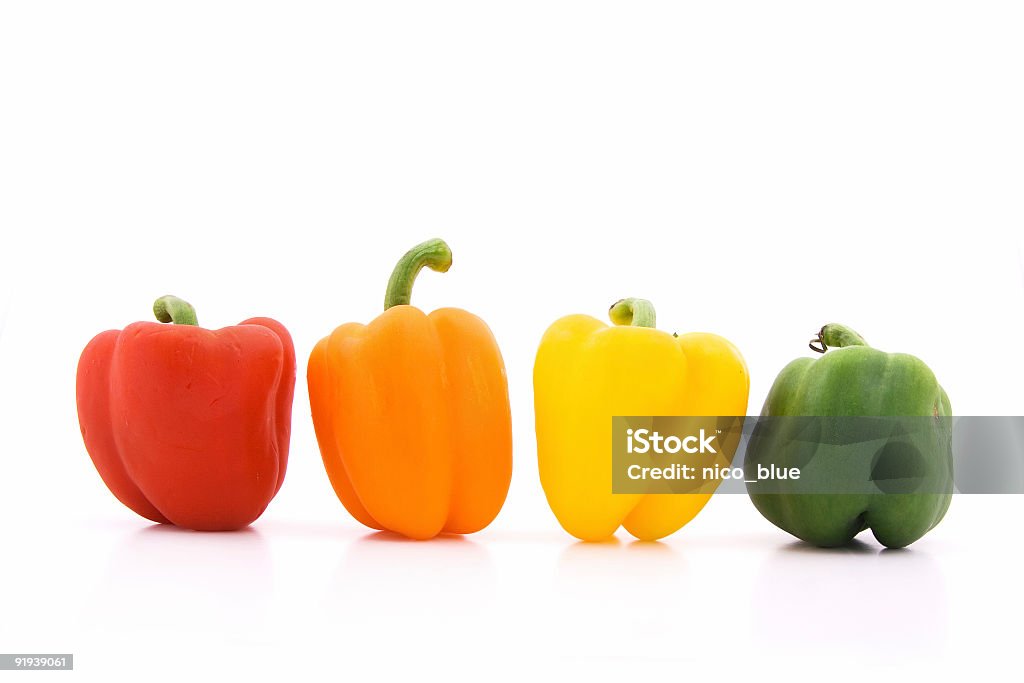 Colorido peppers - Royalty-free Amarelo Foto de stock