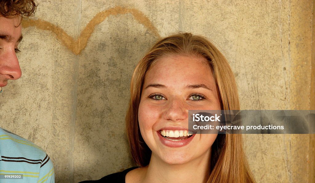 young happy adult couple  20-24 Years Stock Photo