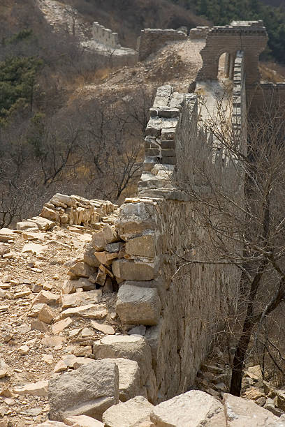 China Great Wall in Disrepair stock photo