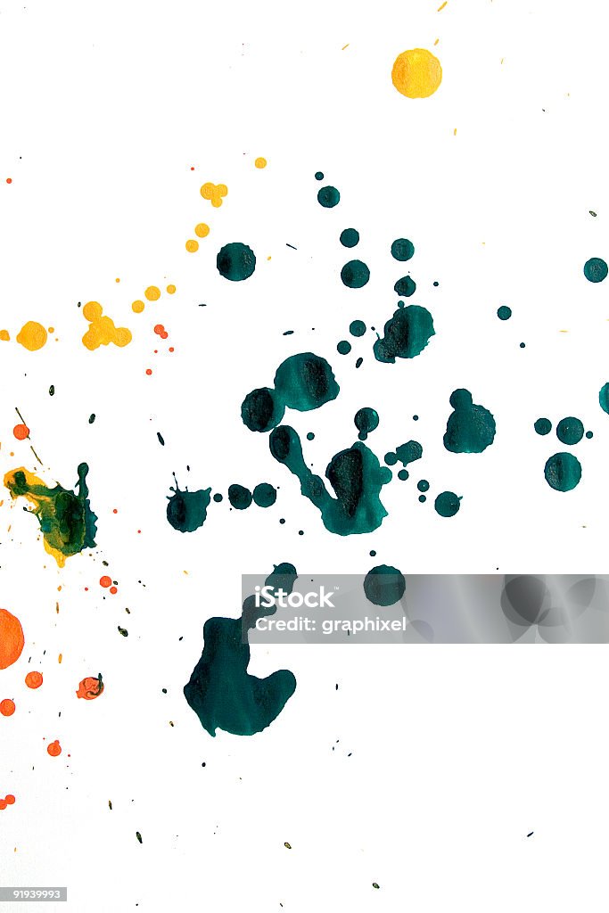Яркие брызги краски - Стоковые иллюстрации Абстрактный роял�ти-фри