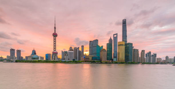 istock View of downtown Shanghai skyline at twilight 919415176