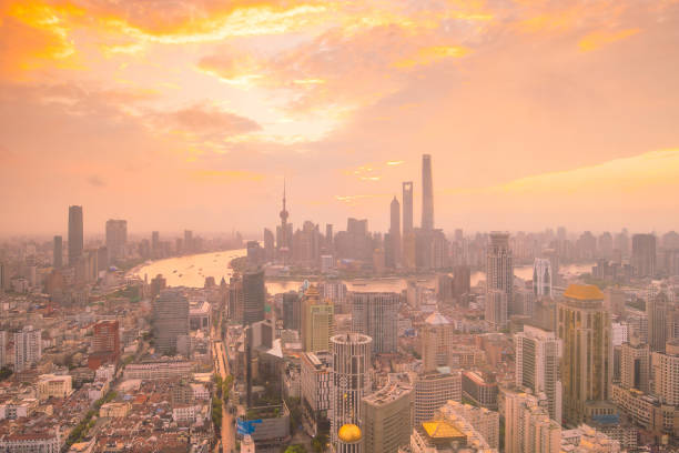 istock View of downtown Shanghai skyline at twilight 919415204