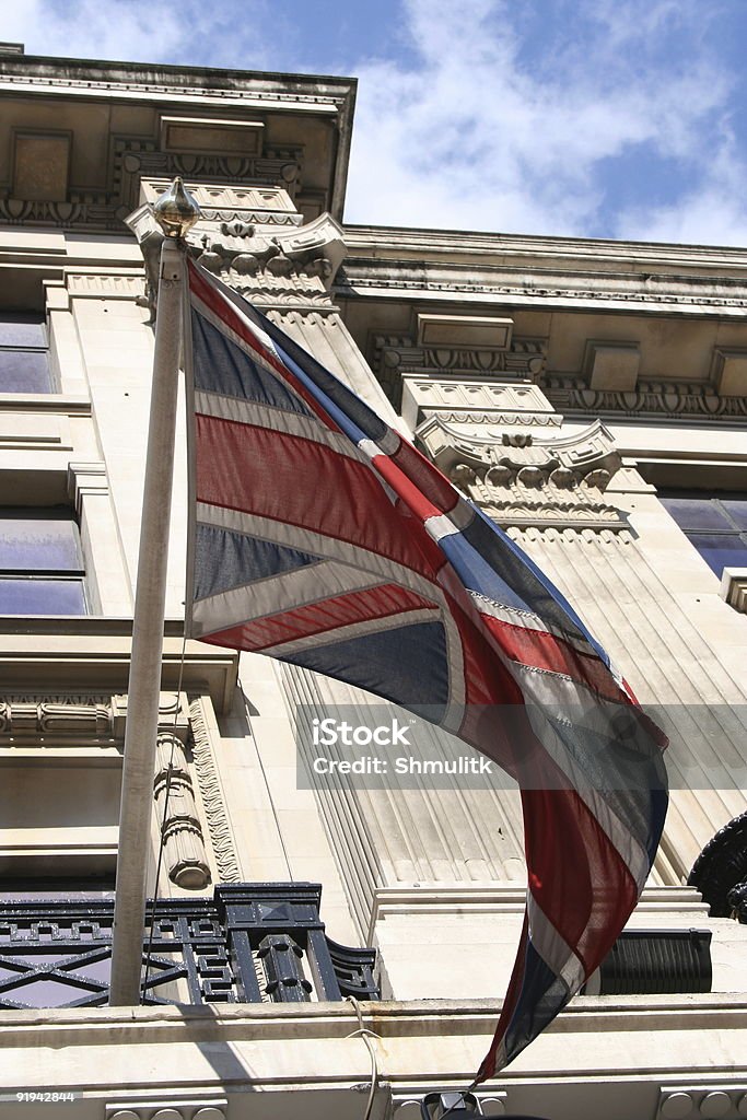 English flag  Architecture Stock Photo