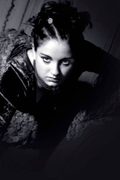 istock Goth Girl in Blue Tones 91943105