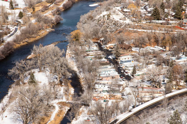 istock Trailer park next to the Animas river in Durango, Colorado 919440076