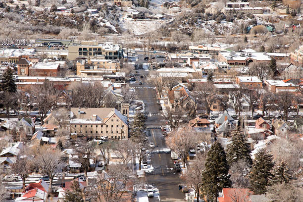 istock Full frame Durango, Colorado in the wintertime 919442948