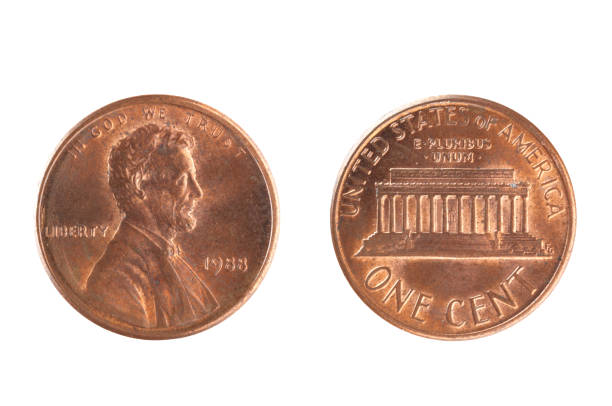 istock USA coin, the nominal value of 1 cent, from 1988 919450128