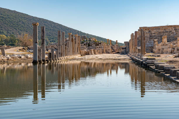 Kas, Antalya - Turkey. January 30, 2018. The Patara Ancient City in Kas, Antalya - Turkey. stock photo