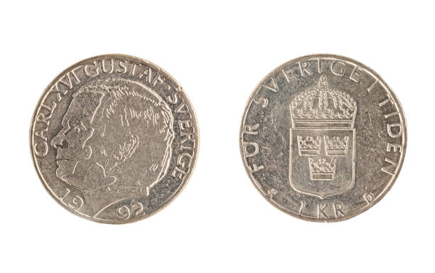istock Swedish coin, the nominal value of 1 kronor, 919455012