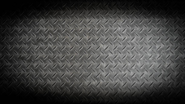 istock grungry metal diamond plate 919456674