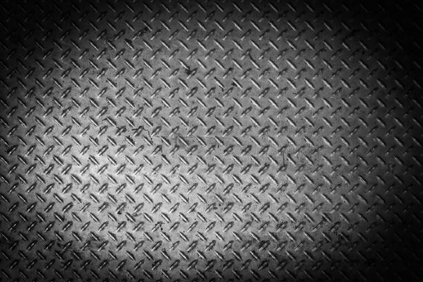 istock grungry metal diamond plate 919457196