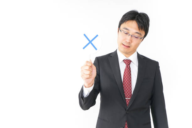 istock Businessman giving no sign 919465798
